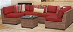 Toscano 7 Piece Outdoor Wicker Patio Furniture Set - 2017 Model