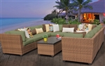 Toscano 11 Piece Outdoor Wicker Patio Furniture Set - 2017 Model