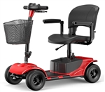 Foldable Electric Powered Mobility Scooter 180 Watt 12v Four Wheeled Folding Scooter