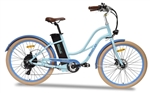 E-Mojo Breeze 500 Watt Step Through Electric 36v 7 Speed Bike Classic Beach Cruiser Mountain Bicycle Scooter