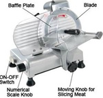 Electric Food Meat Slicer Deli Cutter with 8" Blade