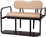 Brand New Tan Golf Cart Rear Flip Back Seat Cargo Bed Kit for EZGO TXT/Medalist 95-Current