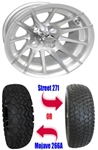 12" Wheel/Tire Combo Package with Lift Kit.  Fits Yamaha G14-G19 95-02.