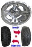 12" Wheel/Tire Combo Package with Lift Kit.  Fits Yamaha G14-G19 95-02.