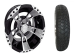 Brand New Lifted Golf Cart Tires and 10" RHOX Wheels Set