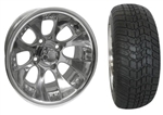 Brand New Lifted Golf Cart Tires and 12" RHOX 110  Wheels Set
