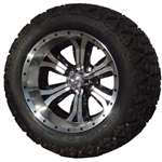 14" Golf Cart Tire/Wheel Package Combo with Lift Kit.  Fits Club Car Precedent 04-Current.