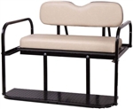 Brand New Buff Golf Cart Rear Flip Back Seat Cargo Bed Kit for Club Car DS 82-Current