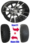 12" Wheel/Tire Combo Package with Lift Kit.  Fits Club Car Precedent 04-Current.
