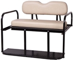 Brand New Buff Golf Cart Rear Flip Back Seat Cargo Bed Kit for Club Car Precedent 04-Current