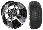 Brand New Lifted Golf Cart Tires and 10" SS112 Wheels Set
