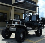 EZGO 36v Golf Cart TXT Black/Silver w/2 Tone Seats