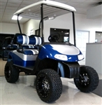 EZ-GO Golf Cart 48 Volt Rxv Blue/silver 3 Tone Seats 6" Lift