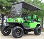EZ-GO Lifted Lime Green 36 Volt Electric Golf Cart