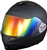Adult Black Matte Modular Motorcycle Helmet (DOT Approved)