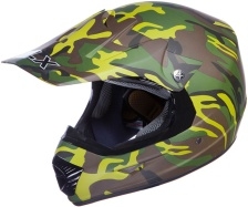 Adult Camouflage Motocross Helmet (DOT Approved)