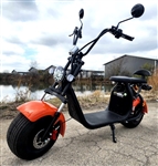 2000W Double Seat 60V Electric Scooter Moped 12AH Long Range Lithium Ion Battery - 2 Seat E-mod - Model: C07A