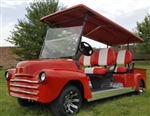 '47 Old Truck Golf Cart 4 Seater 48v Electric Custom Stretch Limo Precedent Club Car