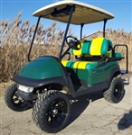 48 Volt Custom PackWay Golf Club Car Precedent Golf Cart With SS Wheels, Lights, Radio, Rear Flip