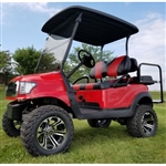 48v Electric Golf Cart Alpha Edition Club Car Precedent With Custom Rims/Tires Seats W/LED Lights