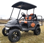 Fully Customized 48v Electric Club Car Precedent Golf Cart With Upgraded Seats & Rims