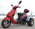 50cc Revolution 49cc Trike Scooter Style Moped Three Wheeler