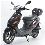 50cc Zapper Scooter Moped WO/ Pedals - Revolution Series Motor Bike - Black