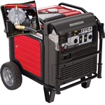 7000 Surge Watts - 5500 Rated Watts Tri Fuel Portable Inverter Generator - Electric Start w/ Charger