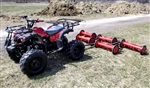 125cc Atv With Mower 5 Gang Unit Lawn Muncher - Old Fashioned 82" Cut Width