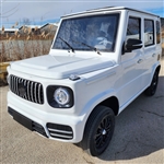 Coco Boxer Scratch & Dent Electric Golf Cart LSV 4 Passenger Low Speed Vehicle With AC & Heat - WHITE