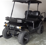 Street Legal 48V Black Club Car Precedent Electric Golf Cart W/ Monster Suspension & Stereo System