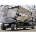 6 Seater 48v Black Panther Stretch Limo Club Car Golf Cart