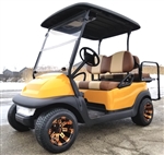 48V Electric Club Car Precedent Golf Cart With Custom Rims Tires Radio & Flip Seat - Casino Edition