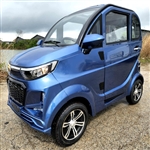 Electric 2 Door Coco Joker 60v Electric Golf Cart LSV With AC/HEAT - Blue