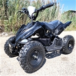 Kids Atv 500 Watt Electric Kids Quad - EA52 Sport Model - Black