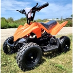 Kids Atv 500 Watt Electric Kids Quad - EA52 Sport Model - Orange