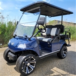 Evolution 48v Lithium Electric Golf Cart Four Seater - Custom Rims & Flip Seat - Optionally Fully Loaded