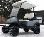 48V Aggressor Gray Lifted Electric Golf Cart Club Car Precedent w/ Light Kit
