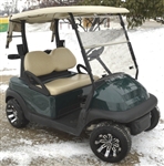 Hunter Green Club Car Precedent Electric 48v Golf Cart w/ Custom Rims & Tires