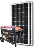 Ultimate Hybrid Power Generator System Dual Source Fuel Option