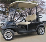 48V Club Car Precedent w/ Chrome Rims - Jet Black
