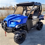 800cc UTV 2 Seater Golf Cart 4x4 Utility Vehicle EFI W/Dump - JungleCross 800 ST-2-Blue