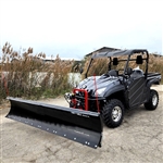 650cc Mammoth Comrade 4x4 UTV With Tuff Lift 84" Sidekick Snow Plow Hydraulic Up/Down L/R