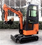 Tuff-Lift Mini Excavator Digger 1.15 Ton - EPA Certified - Briggs & Stratton Engine - NM-E10 WITH CABIN