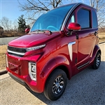 Brand New Electric 2 Door 3 Seat Coco Joker 60v Electric Golf Cart LSV With AC/HEAT - Red