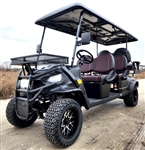 6 Seater Limo Renegade Electric Golf Cart Family Fun 48v 5000 Watt High Power Golf Cart