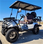 48V Electric Golf Cart 4 Seater Lifted Renegade Edition Utility Golf UTV Compare To Coleman Kandi 4p - Silver