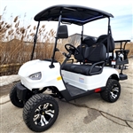 Gas Powered Golf Cart 4 Seater 200cc Renegade Fuel Edition Utility Golf UTV - GAS EDITION - WHITE