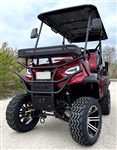 48V Electric Golf Cart 4 Seater Lifted Renegade+ Edition Utility Golf UTV King To Coleman Kandi 4p - Red