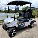 48V Electric Golf Cart 4 Seater Silver Renegade X Edition Utility Golf UTV